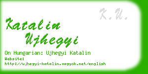 katalin ujhegyi business card